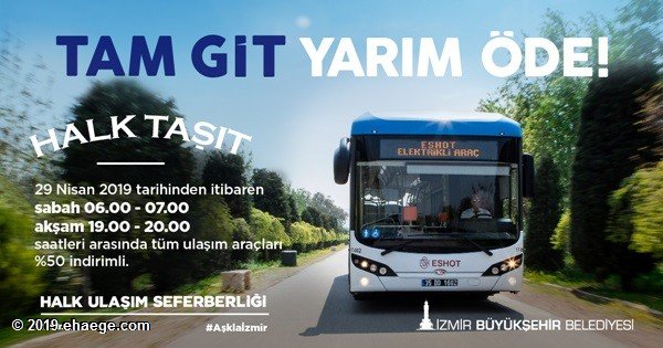�zmir'de �Halk Ta��t� uygulamas� 29 Nisan'dan itibaren ba�l�yor