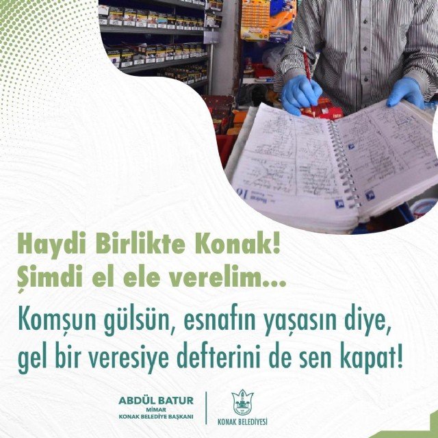 Ba�kan Batur�dan dayan��ma �a�r�s�: Haydi, veresiye defterlerini birlikte kapatal�m!