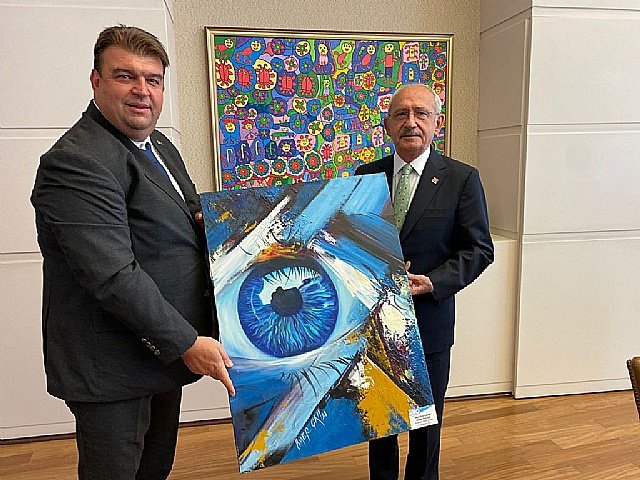 Ba�kan Yeti�kin CHP lideri K�l��daro�lu�nu ziyaret etti