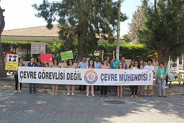 �MO �zmir'den 'diploma' ��k���: �evre g�revlisi de�il, �evre m�hendisiyiz!