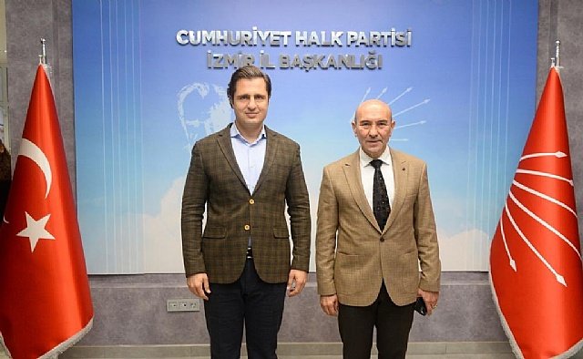 CHP'de y�l�n ilk bulu�mas�: Soyer'den Y�cel'e ziyaret!